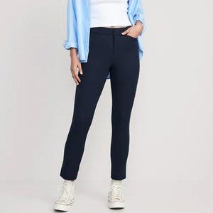Old Navy Women's High-Waisted Navy Blue Pixie Skinny Ankle Pants, size 10